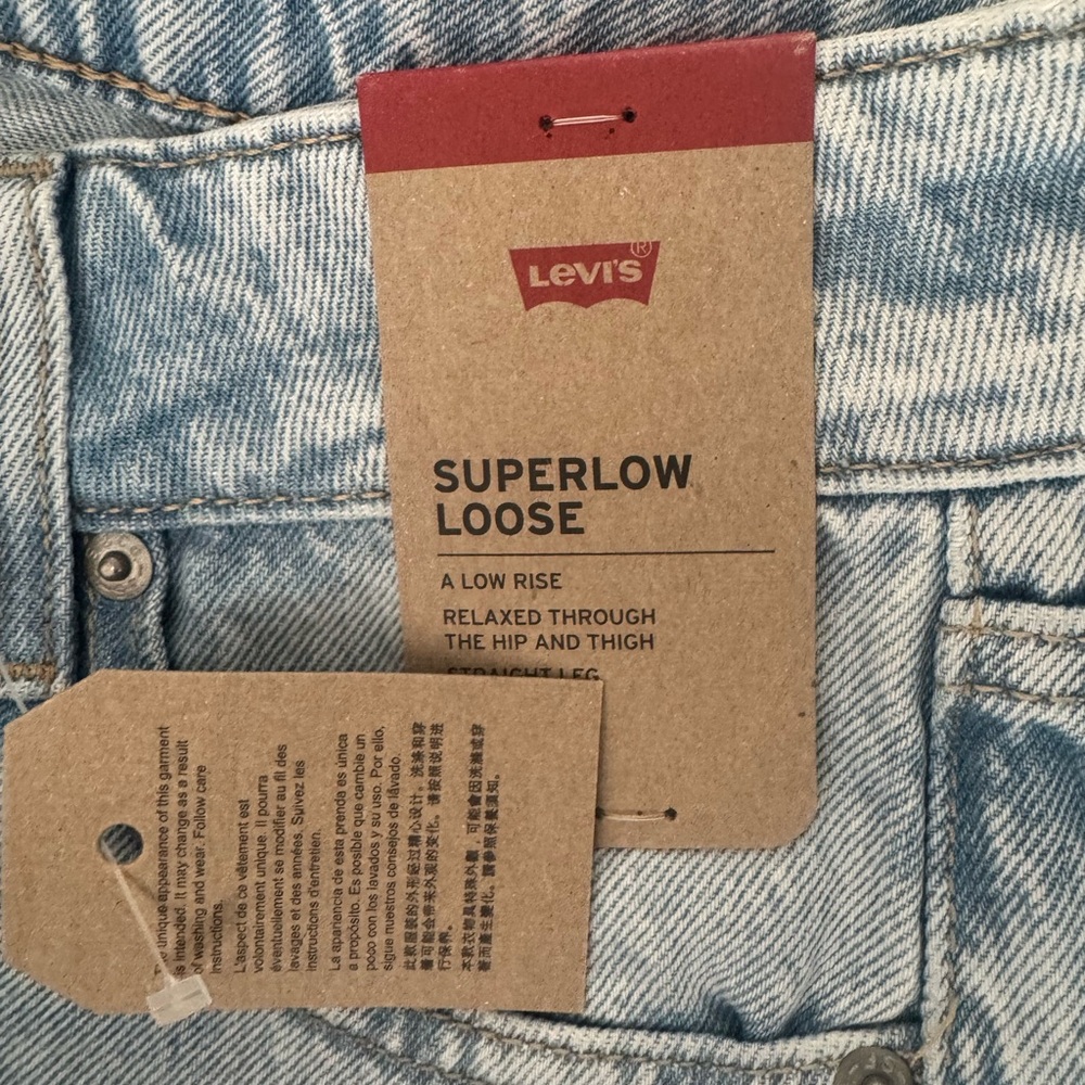 Levi's Women's Superlow Loose Jeans - Light Blue